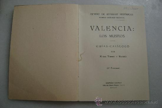 Libros antiguos: VALENCIA:LOS MUSEOS (DOS TOMOS).182 - Foto 3