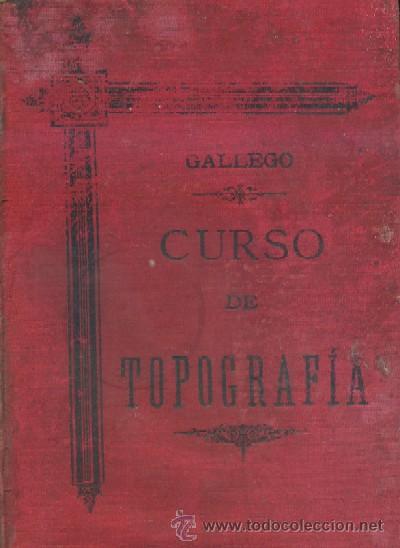 Libros antiguos: CURSO DE TOPOGRAFIA   A-AT-130 - Foto 1