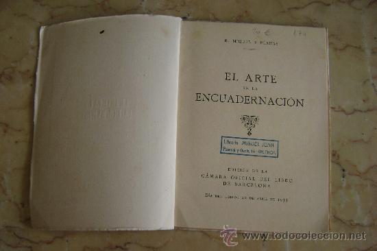 Libros antiguos: EL ARTE EN LA ENCUADERNACION.174 - Foto 1