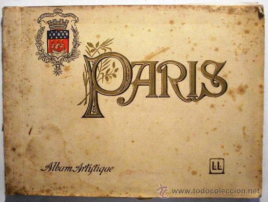 Libros antiguos: ALBUM ART&Iacute;STICO PARIS - Foto 1