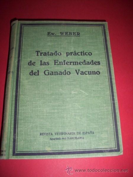 Libros antiguos: WEBER, E.Tratado pr&aacute;ctico de las enfermedades del ganado vacuno - Foto 1