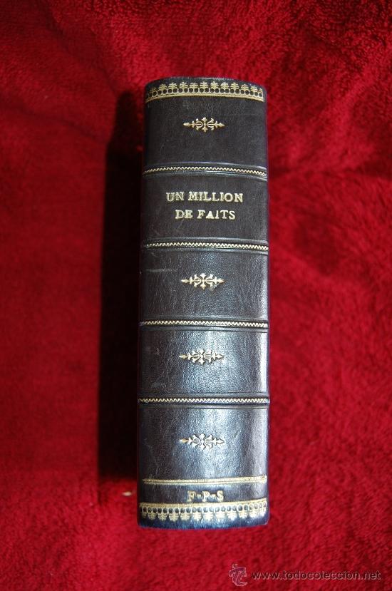 Libros antiguos: UN MILLION DE FAITS - Foto 2
