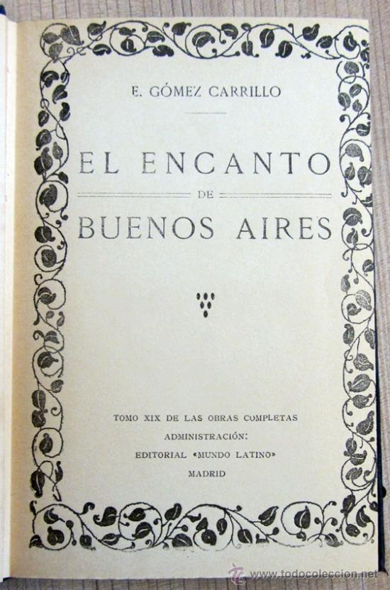 Libros antiguos: El encanto de Buenos Aires. 1921 - Foto 2