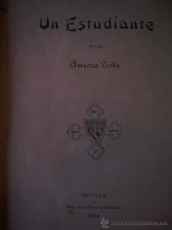 Libros antiguos: libro antiguo memorias de un estudiante - Foto 3