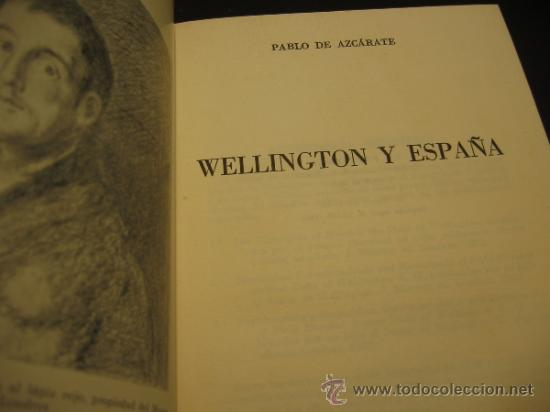 Libros antiguos: WELLINGTON Y ESPA&Ntilde;A - Foto 1