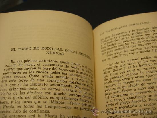 Libros antiguos: LAS TAUROMAQUIAS COMENTADAS - Foto 2