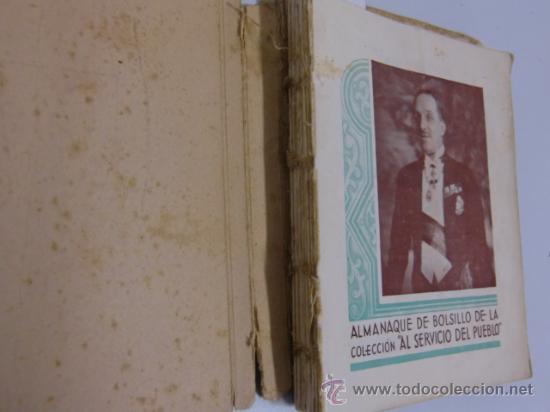 Libros antiguos: Almanaque Mon&aacute;rquico de bolsillo, 1936 - Foto 4