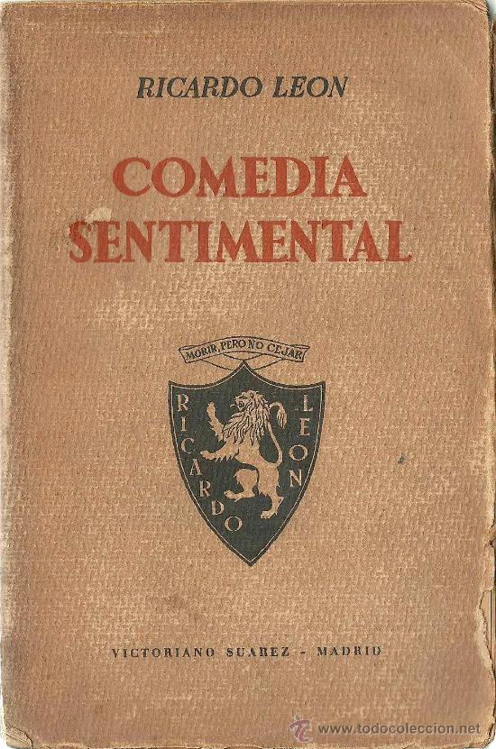 Libros antiguos: Comedia sentimental : novela / Ricardo Le&oacute;n - 1939 - Foto 1