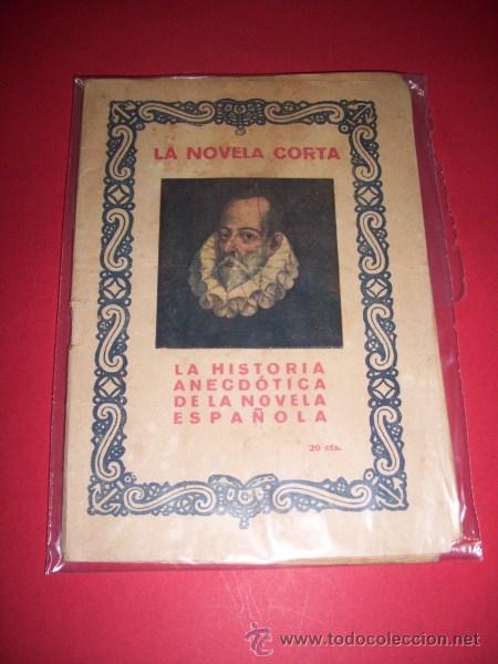 Libros antiguos: HISTORIA anecd&oacute;tica de la novela espa&ntilde;ola - Foto 1