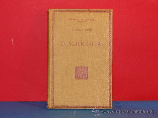 Antiquarische B&uuml;cher: D'AGRICOLIA.--M ,PORCI CATO