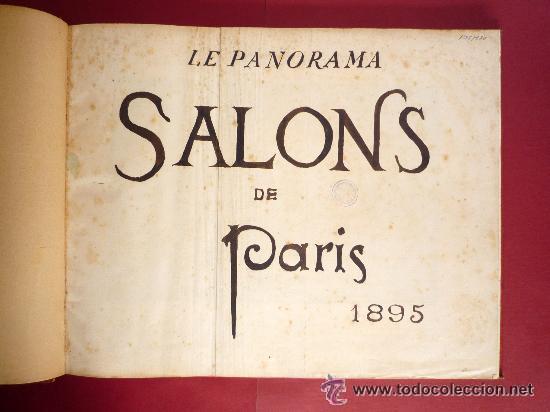 Libros antiguos: LE PANORAMA. SALONS DE  PARIS Y JOLIES ACTRICES. PARIS, 1895 - Foto 5