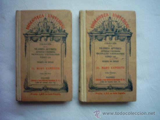 Libros antiguos: DUQUE DE RIVAS. EL MORO EXP&Oacute;SITO. 1935. OBRA EN DOS TOMOS. - Foto 1