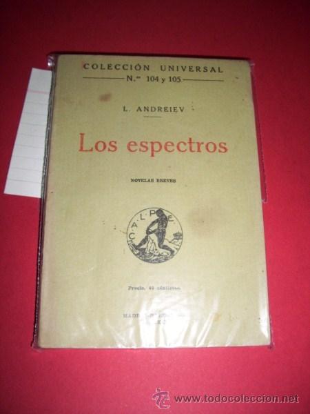 Libros antiguos: ANDREIEV, L. - Los espectros : novelas breves - Foto 1
