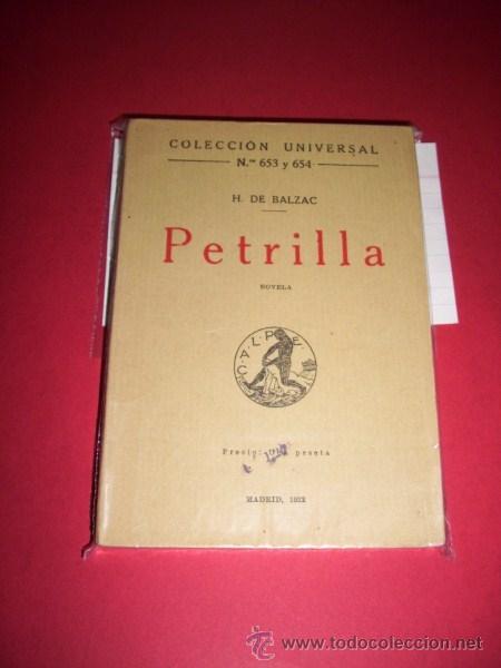 Libros antiguos: BALZAC, H. de. - Petrilla : novela - Foto 1