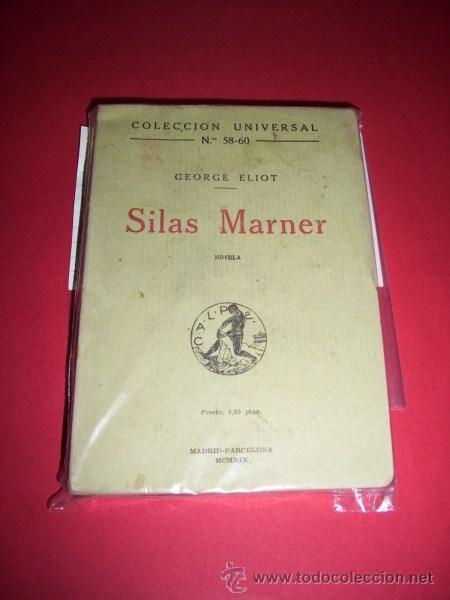 Libros antiguos: ELIOT, George - Silas Marner : novela - Foto 1