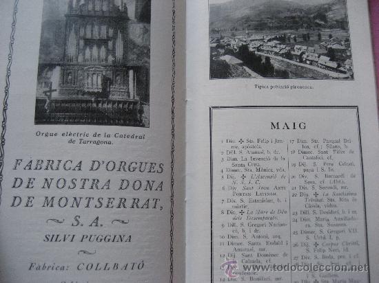 Libros antiguos: LAbella dOr. 1932. Librocalendario. Obsequi de Ramon Olivella - Foto 3
