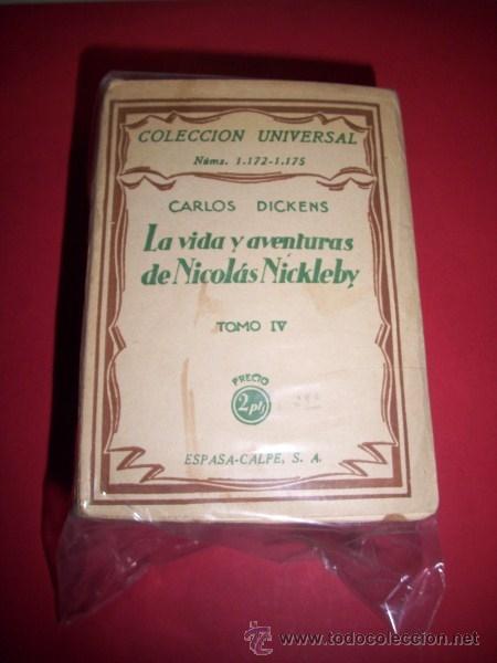 Libros antiguos: DICKENS, Carlos - La vida y aventuras de Nicol&aacute;s Nickleby - Foto 1