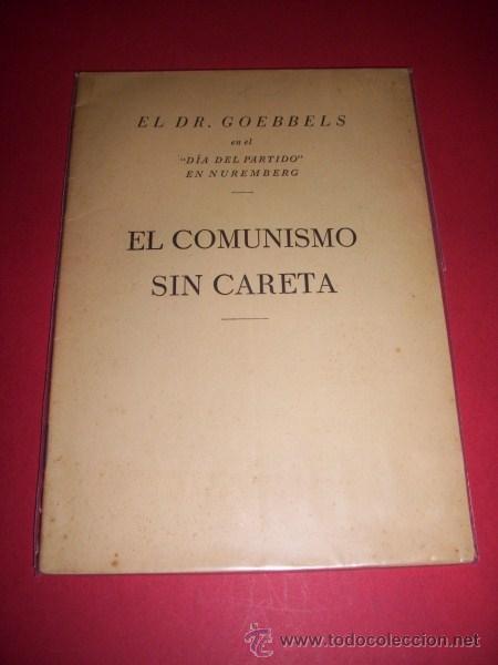 Libros antiguos: GOEBBELS - El comunismo sin careta - Foto 1