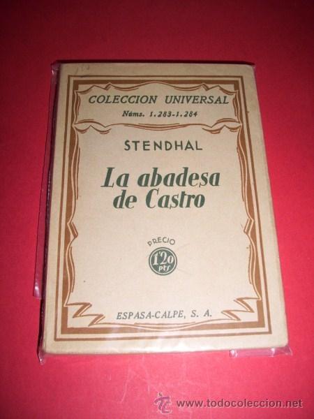 Libros antiguos: STEHDHAL - La abadesa de Castro - Foto 1