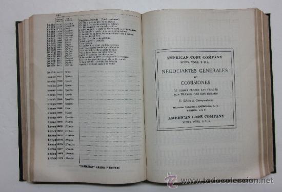Libros antiguos: CLAVE TELEGRAFICA COMERCIAL UNIVERSAL A&Ntilde;O 1915 - Foto 5