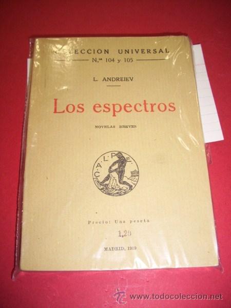Libros antiguos: ANDREIEV, L. - Los espectros : novelas breves - Foto 1