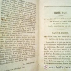 Libros antiguos: HISTORIA DE NURIA (GIRONA-GERONA) EDITADO A FINALES DEL S XIX.. Lote 34614260