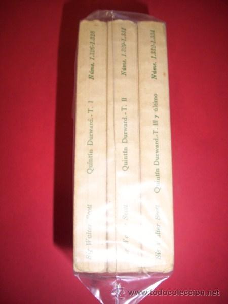 Libros antiguos: SCOTT, Walter - Quint&iacute;n Durward - Foto 2