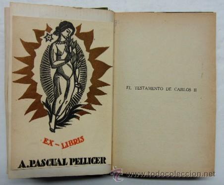 Libros antiguos: EL TESTAMENTO DE CARLOS II - Foto 2