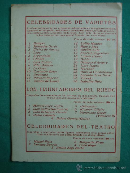 Libros antiguos: Los triunfadores del Ruedo n&ordm; 9 - Foto 3