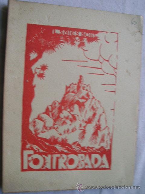 Libros antiguos: FONTROBADA. SALES BOLI, Llu&iacute;s. 1932 - Foto 1