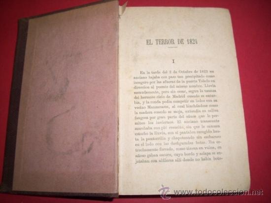 Libros antiguos: P&Eacute;REZ GALD&Oacute;S, Benito. El terror de 1824 - Foto 1
