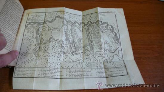 Libros antiguos: HISTOIRE DU PRINCE EUGENE DE SAVOYE. 1777. 5 TOMOS (COMPLETO). - Foto 10