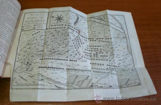 Libros antiguos: HISTOIRE DU PRINCE EUGENE DE SAVOYE. 1777. 5 TOMOS (COMPLETO). - Foto 18