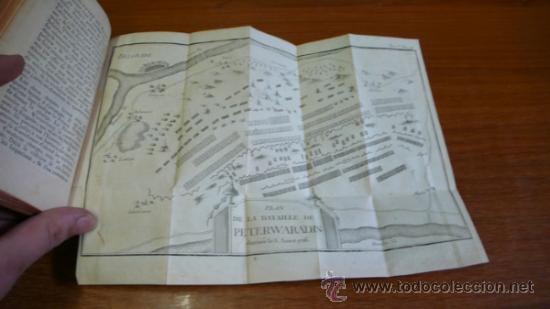 Libros antiguos: HISTOIRE DU PRINCE EUGENE DE SAVOYE. 1777. 5 TOMOS (COMPLETO). - Foto 20