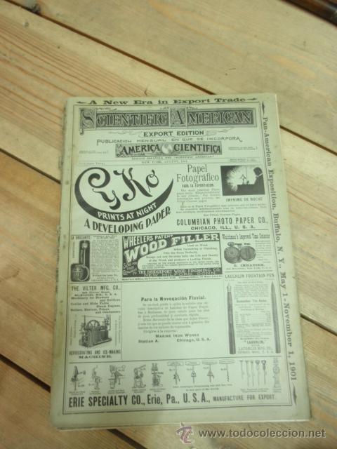 Libros antiguos: La America cientifica. Nueva York, Enero1901. - Foto 1