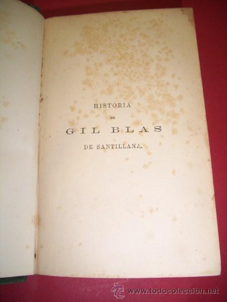 Libros antiguos: LE SAGE - Historia de Gil Blas de Santillana - Foto 1