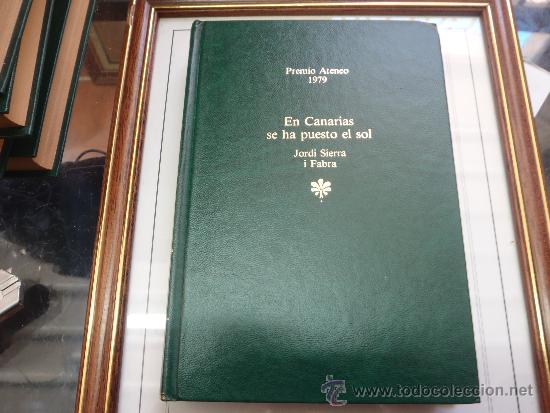 Libros antiguos: LIBRO EN CANARIAS SE A PUESTO EL SOL PREMIO ATENEO - Foto 1