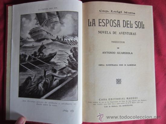 Libros antiguos: LA ESPOSA DEL SOL - M.MAUCCI - Foto 2