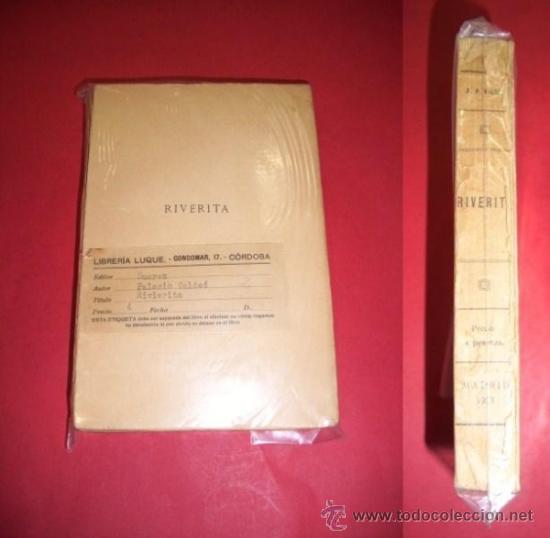 Libros antiguos: PALACIO VALD&Eacute;S, Armando - Riverita - Foto 1