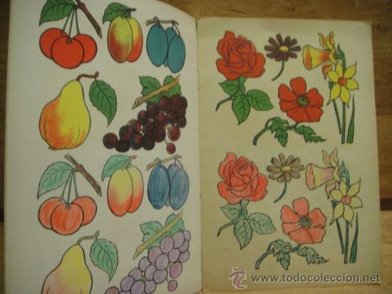 Libros antiguos: antiguo librito  de colorear - Foto 2