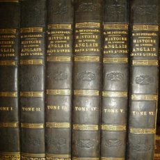 Libros antiguos: HISTOIRE DE L´EMPIRE ANGLAIS DANS L´INDE, BARCHOU DE PENHOËN, 6TMS, PARIS, LIB. DE LADRANGE 1840