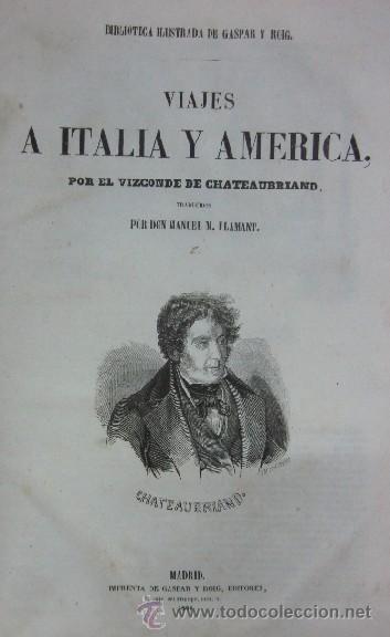 Libros antiguos: 8 OBRAS DEL VIZCONDE DE CHATEAUBRIAND - Foto 2