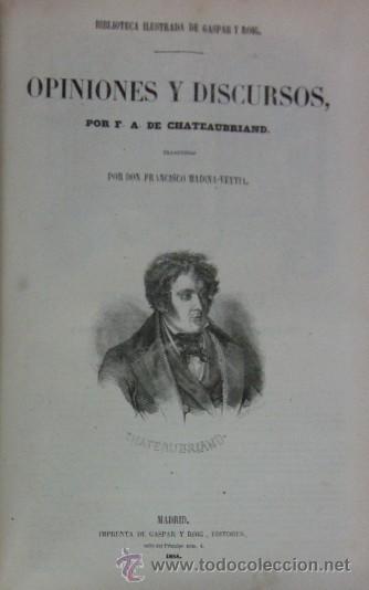 Libros antiguos: 8 OBRAS DEL VIZCONDE DE CHATEAUBRIAND - Foto 14
