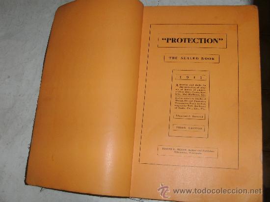 Libros antiguos: PROTECTION - THE SEALED BOOK - EJEMPLAR RARO - - Foto 1