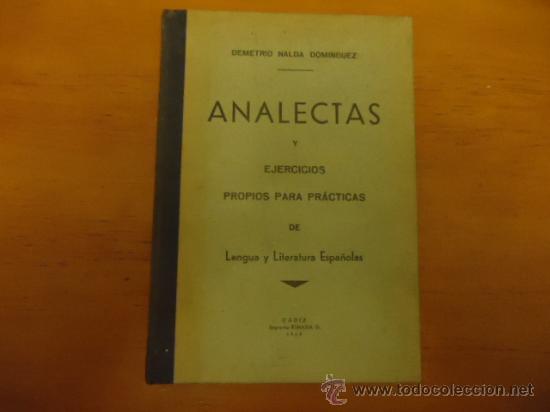 Libros antiguos: analectas y ejercicios propios para las practicas, 1934 - Foto 1
