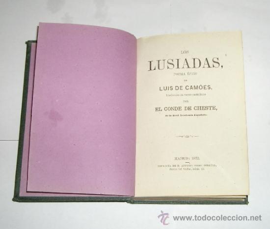 Libros antiguos: LOS LUSIADAS 1872 TRICENTENARIO - Foto 3