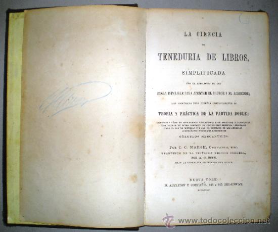 Libros antiguos: C.C. MARSH: LA CIENCIA DE TENEDURIA DE LIBROS - 1861. - Foto 2