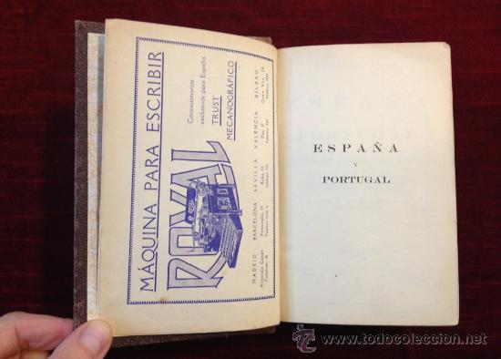Libros antiguos: ESPA&Ntilde;A Y PORTUGAL. 1924 - Foto 2