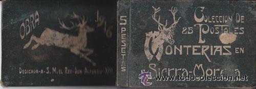 Old books: coleccion 25 postales monterias Sierra Morena CAZA-MONTERIA