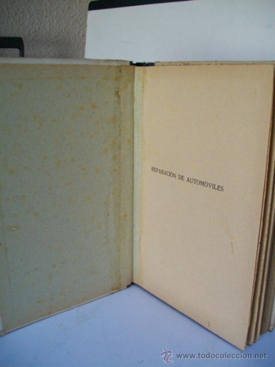 Libros antiguos: REPARACI&Oacute;N DE AUTOM&Oacute;VILES. MANUAL PR&Aacute;CTICO.1933 - Foto 2
